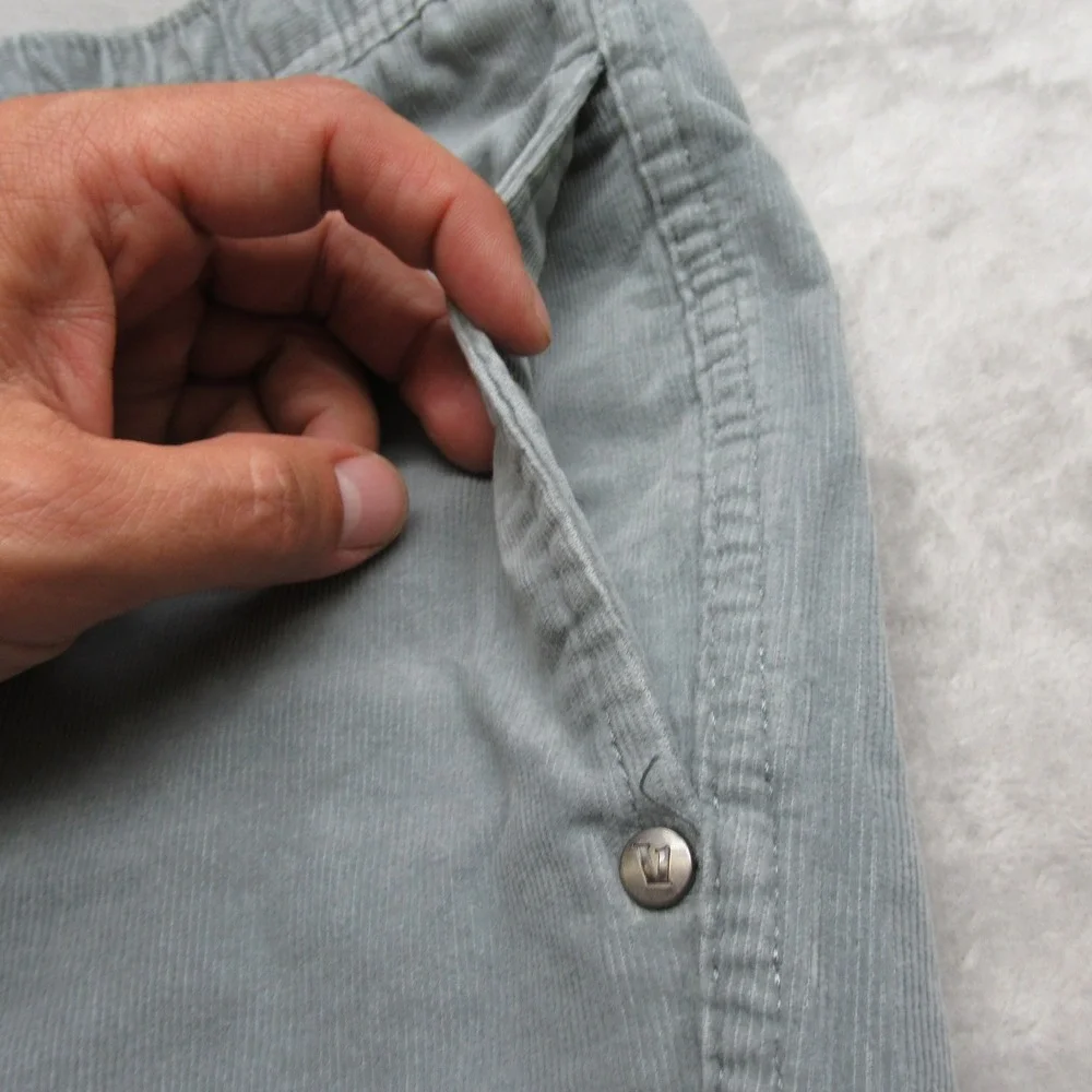 Vuori Optimist Pant‎ Mens 31x29 Gray Corduroy Drawstring Travel Flex Casual Soft